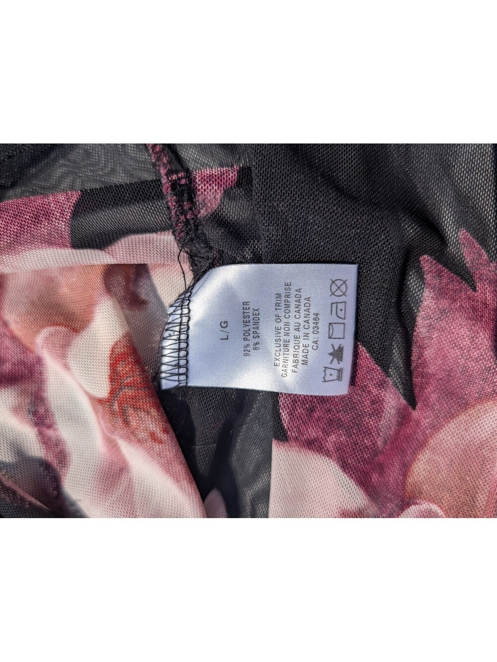 Ricki's Women's Floral Sheer Cover Up – Size Large - Picture 4 of 4